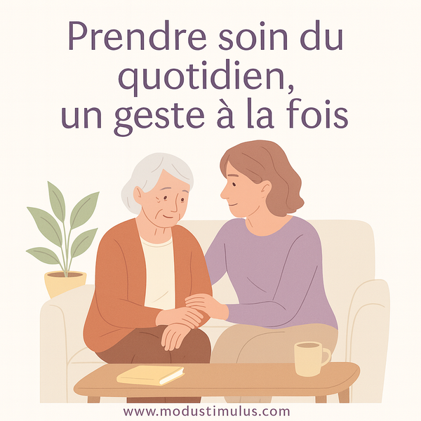 Prendre soin du quotidien, un geste à la fois