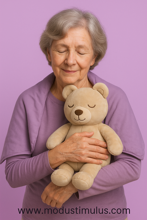 ALZHEIMER : les bienfaits des couvertures et peluches lestées