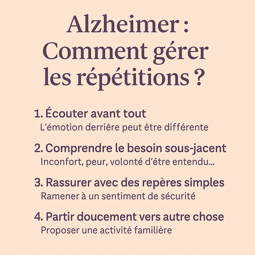 Comment gérer les répétitions ?